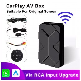 DIGITAL IQ CPAA_9000 Universal Wireless Apple CarPlay & Android Auto AV Box Via RCA