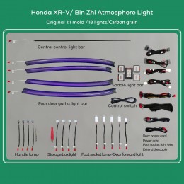 Digital iQ Ambient Light Honda HRV mod. 2016>, 18 Lights