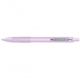 Zebra Στυλό Ballpoint Pastel Purple 1.0mm με Μπλε Μελάνι Z-Grip Smooth (ZB-91808) (ZEB91808)