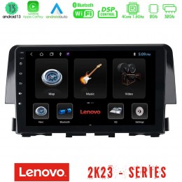 Lenovo car pad Honda Civic 2016-2020 4core Android 13 2+32gb Navigation Multimedia 9 u-len-Hd0058