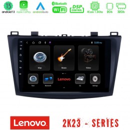 Lenovo car pad Mazda 3 2009-2014 4core Android 13 2+32gb Navigation Multimedia Tablet 9 u-len-Mz0228