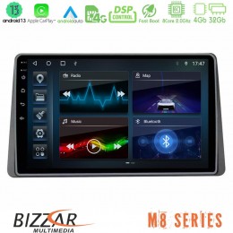 Bizzar m8 Series Dacia Duster 2019-&Gt; 8core Android13 4+32gb Navigation Multimedia Tablet 9 u-m8-Dc0628