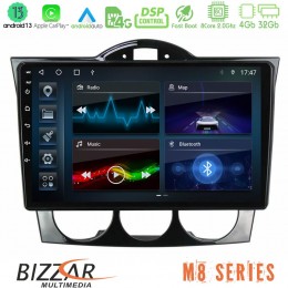 Bizzar m8 Series Mazda rx8 2003-2008 8core Android13 4+32gb Navigation Multimedia Tablet 9″ u-m8-Mz1351
