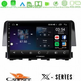 Cadence x Series Honda Civic 2016-2020 8core Android12 4+64gb Navigation Multimedia 9 u-x-Hd0058