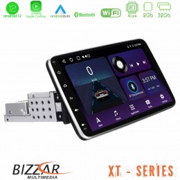 Bizzar xt Series Android12 2+32gb Navigation Multimedia Tablet 10 με Carplay & Android Auto (1din) u-bl-Xt860