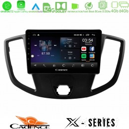 Cadence x Series Ford Transit 2014-> 8core Android12 4+64gb Navigation Multimedia Tablet 9 u-x-Fd1554