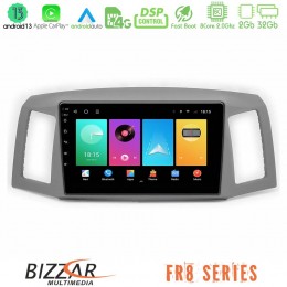 Bizzar fr8 Series Jeep Grand Cherokee 2005-2007 8core Android13 2+32gb Navigation Multimedia Tablet 10 u-fr8-Jp1152
