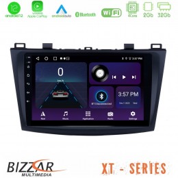 Bizzar xt Series Mazda 3 2009-2014 4core Android12 2+32gb Navigation Multimedia Tablet 9 u-xt-Mz0228