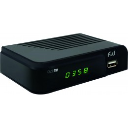 F&U MPF3473HU Ψηφιακός Αποκωδικοποιητής HD DVB-T2 με τηλεχειριστήριο 2σε1(Τηλεόραση και δέκτης)