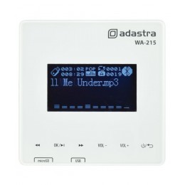 Adastra WA-215 Επιτοίχιος Ενισχυτής με Media Player και Bluetooth 2 x 15W RMS (Τεμάχιο) 11046