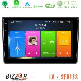 Bizzar lv Series Audi a4 b7 4core Android 13 2+32gb Navigation Multimedia Tablet 9 u-lv-Au0827