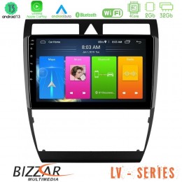Bizzar lv Series Audi a6 (C5) 1997-2004 4core Android 13 2+32gb Navigation Multimedia Tablet 9 u-lv-Au0857