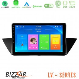 Bizzar lv Series bmw χ1 e84 4core Android 13 2+32gb Navigation Multimedia Tablet 10 u-lv-Bm0846