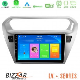 Bizzar lv Series Citroën c-Elysée / Peugeot 301 4core Android 13 2+32gb Navigation Multimedia Tablet 9 u-lv-Ct0070