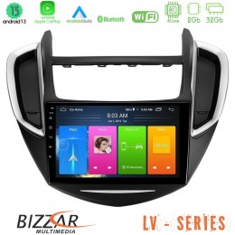 Bizzar lv Series Chevrolet Trax 2013-2020 4core Android 13 2+32gb Navigation Multimedia Tablet 9 u-lv-Cv0053