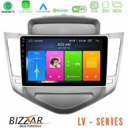 Bizzar lv Series Chevrolet Cruze 2009-2012 4core Android 13 2+32gb Navigation Multimedia Tablet 9 u-lv-Cv036n