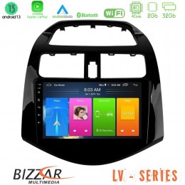 Bizzar lv Series Chevrolet Spark 2009-2015 4core Android 13 2+32gb Navigation Multimedia Tablet 9 u-lv-Cv0683