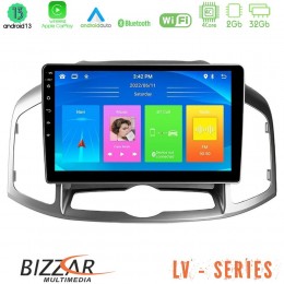 Bizzar lv Series Chevrolet Captiva 2012-2016 4core Android 13 2+32gb Navigation Multimedia Tablet 9 u-lv-Cv0703