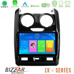 Bizzar lv Series Dacia Duster 2014-2018 4core Android 13 2+32gb Navigation Multimedia Tablet 9 u-lv-Dc0430