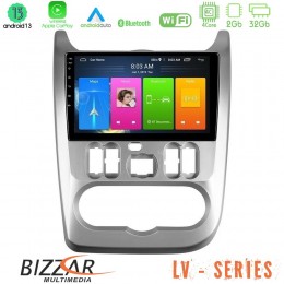 Bizzar lv Series Dacia Duster/sandero/logan 4core Android 13 2+32gb Navigation Multimedia Tablet 9 u-lv-Dc0766
