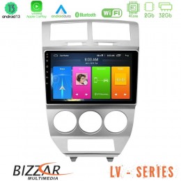 Bizzar lv Series Dodge Caliber 2006-2011 4core Android 13 2+32gb Navigation Multimedia Tablet 10 u-lv-Dg0707