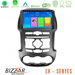 Bizzar lv Series Ford Ranger 2012-2016 4core Android 13 2+32gb Navigation Multimedia Tablet 9 u-lv-Fd0902