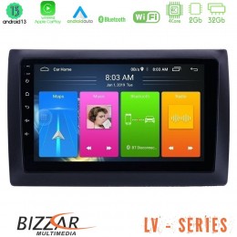 Bizzar lv Series Fiat Stilo 4core Android 13 2+32gb Navigation Multimedia Tablet 9 u-lv-Ft037n
