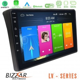 Bizzar lv Series Fiat Ducato/citroen Jumper/peugeot Boxer 4core Android 13 2+32gb Navigation Multimedia Tablet 9 u-lv-Ft483