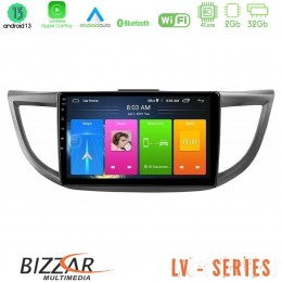 Bizzar lv Series Honda crv 2012-2017 4core Android 13 2+32gb Navigation Multimedia Tablet 9 u-lv-Hd0012