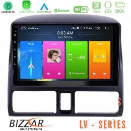 Bizzar lv Series Honda crv 2002-2006 4core Android 13 2+32gb Navigation Multimedia Tablet 9 u-lv-Hd0873