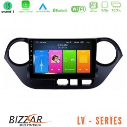 Bizzar lv Series Hyundai i10 2014-2020 4core Android 13 2+32gb Navigation Multimedia Tablet 9 u-lv-Hy0506