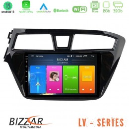 Bizzar lv Series Hyundai i20 2014-2018 4core Android 13 2+32gb Navigation Multimedia Tablet 9 u-lv-Hy1143