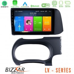 Bizzar lv Series Hyundai i10 4core Android 13 2+32gb Navigation Multimedia Tablet 9 u-lv-Hy0679