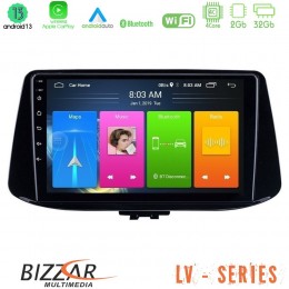 Bizzar lv Series Hyundai i30 4core Android 13 2+32gb Navigation Multimedia Tablet 9 u-lv-Hy0890