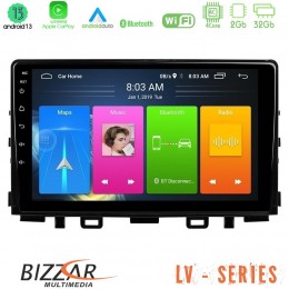 Bizzar lv Series kia Stonic 4core Android 13 2+32gb Navigation Multimedia Tablet 9 u-lv-Ki0545