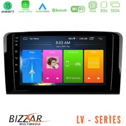Bizzar lv Series Mercedes Ml/gl Class 4core Android 13 2+32gb Navigation Multimedia Tablet 9 u-lv-Mb0761