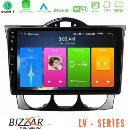 Bizzar lv Series Mazda rx8 2003-2008 4core Android 13 2+32gb Navigation Multimedia Tablet 9″ u-lv-Mz1351