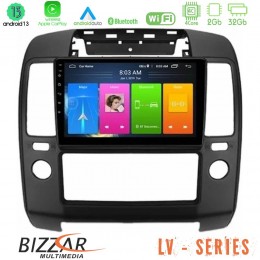 Bizzar lv Series Nissan Navara 4core Android 13 2+32gb Navigation Multimedia Tablet 9 u-lv-Ns0900