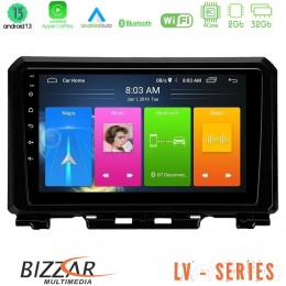 Bizzar lv Series Suzuki Jimny 2018-2022 4core Android 13 2+32gb Navigation Multimedia Tablet 9 u-lv-Sz0546