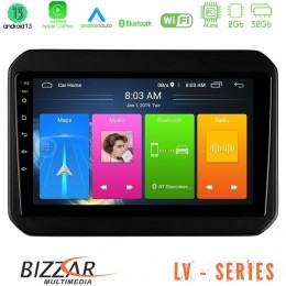 Bizzar lv Series Suzuki Ignis 4core Android 13 2+32gb Navigation Multimedia Tablet 9 u-lv-Sz580