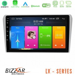 Bizzar lv Series Toyota Avensis t25 02/2003 – 2008 4core Android 13 2+32gb Navigation Multimedia Tablet 9 u-lv-Ty412n
