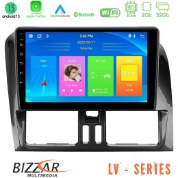 Bizzar lv Series Volvo Xc60 2009-2012 4core Android 13 2+32gb Navigation Multimedia Tablet 9 u-lv-Vl0468