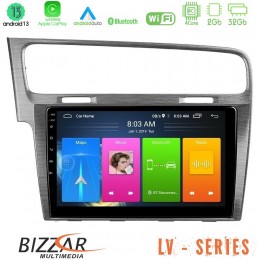 Bizzar lv Series vw Golf 7 4core Android 13 2+32gb Navigation Multimedia Tablet 10 u-lv-Vw0003al