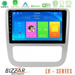 Bizzar lv Series vw Scirocco 2008-2014 4core Android 13 2+32gb Navigation Multimedia Tablet 9 u-lv-Vw0057sl