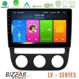 Bizzar lv Series vw Jetta 4core Android 13 2+32gb Navigation Multimedia Tablet 10 u-lv-Vw0394