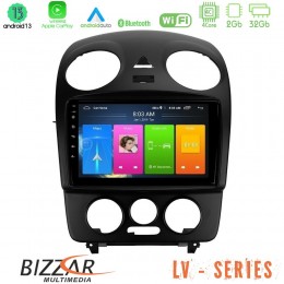 Bizzar lv Series vw Beetle 4core Android 13 2+32gb Navigation Multimedia Tablet 9 u-lv-Vw1059