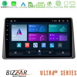 Bizzar Ultra Series Dacia Duster 2019-&Gt; 8core Android13 8+128gb Navigation Multimedia Tablet 9 u-ul2-Dc0628