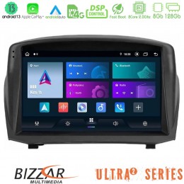 Bizzar Ultra Series Ford Fiesta 2008-2012 8core Android13 8+128gb Navigation Multimedia Tablet 9 (Oem Style) u-ul2-Fd1451