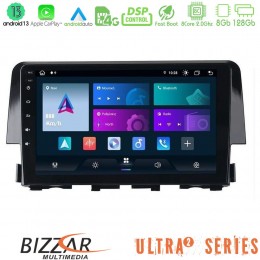 Bizzar Ultra Series Honda Civic 2016-2020 8core Android13 8+128gb Navigation Multimedia 9 u-ul2-Hd0058