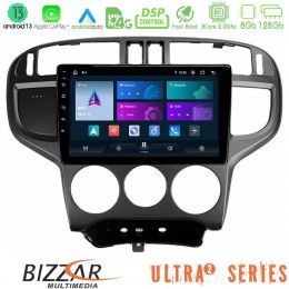 Bizzar Ultra Series Hyundai Matrix 2001-2010 8core Android13 8+128gb Navigation Multimedia Tablet 9 u-ul2-Hy1024